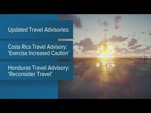 State Department updates travel advisories for 2 countries due to increased crime