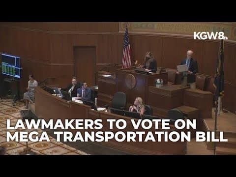 Oregon lawmakers expected to vote on $5.8B transportation bill