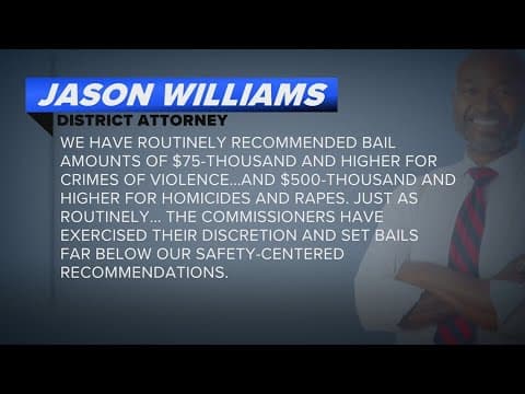 DA Jason Williams pens 4-page letter outlining bail-setting measures in Orleans Parish