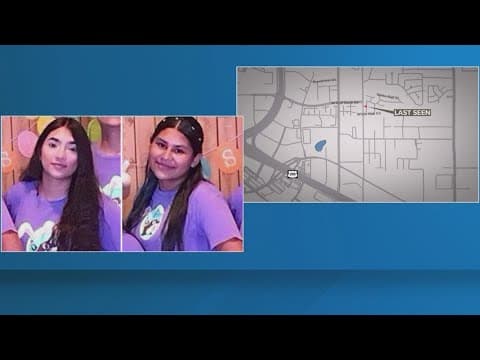 Young sisters reported missing from Texas