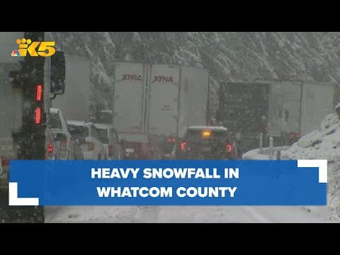 Whatcom County residents deal with heavy snowfall