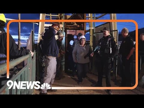 Volunteers helped people trapped in a mine during, after rescue