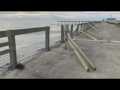 Ocean Beach pier to remain closed for now