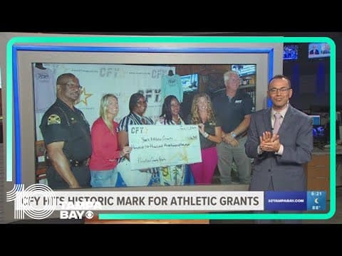 'Clearwater for Youth' exceeds $100,000 in youth athletic grants for the first time in its history