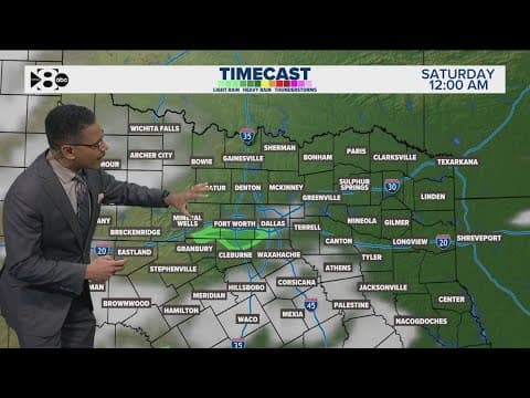 DFW Weather: Latest forecast and timeline for weekend rain