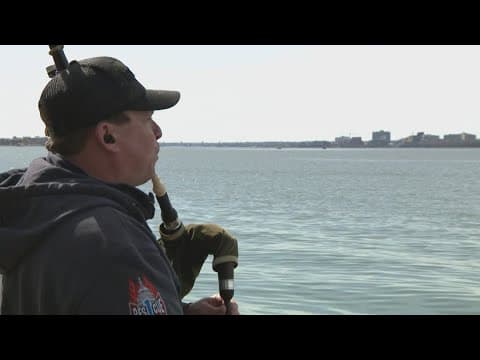 DC firefighter plays tribute for DCA disaster victims.