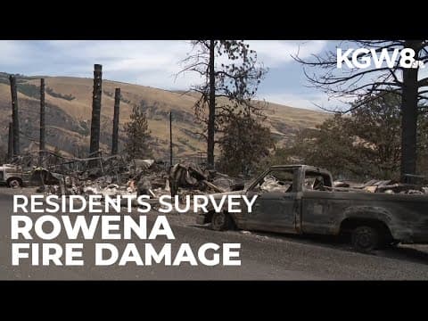 In the Rowena Fire's wake, those who lost homes face a long road to recovery