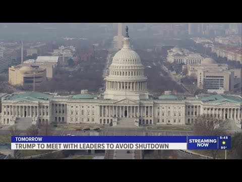 Pres. Trump to meet with legislators for budget talks