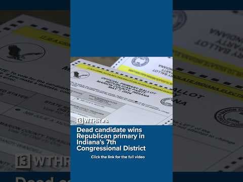 Deceased woman wins Republican nomination for Indiana's 7th Congressional District