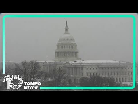 Live look at the US Capitol as Congress is set to certify election results