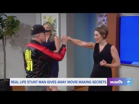 Local stuntman talks "The Fall Guy" and shows how to throw the perfect fake punch
