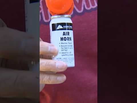 A woman used an air horn to scare off a cougar that attacked a dog near Lake Cushman