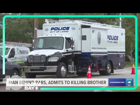 Largo man admits to killing his brother, kicks detective during arrest