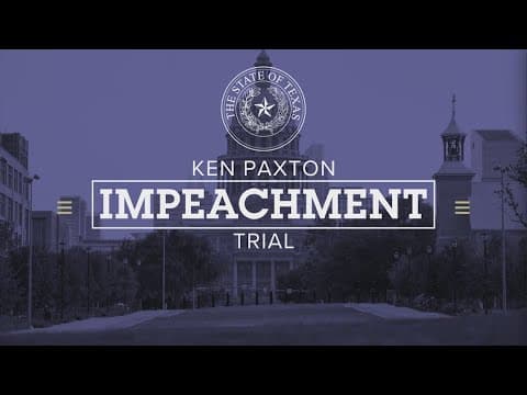 Paxton impeachment trial: Muir, Buzbee, Cogsdell give opening statements