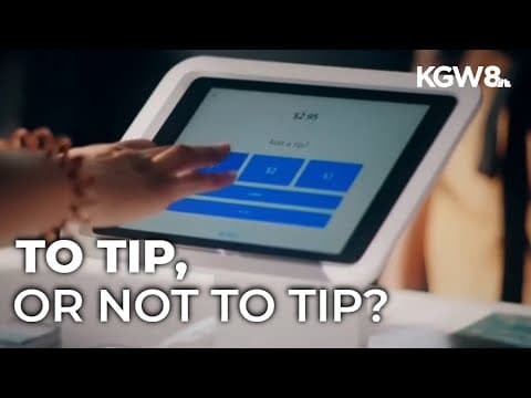 New study shows Americans tipping less but still feeling social pressure to tip