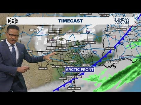 DFW Weather: Temperatures will warm before a cold front moves in