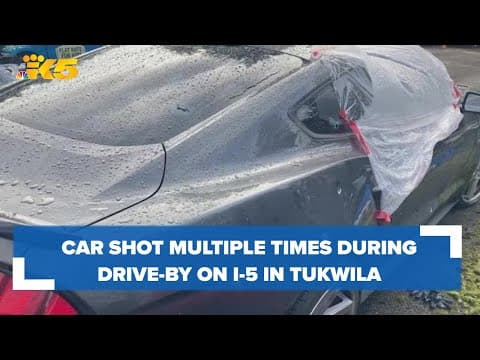 Drive-by shooting on I-5 in Tukwila