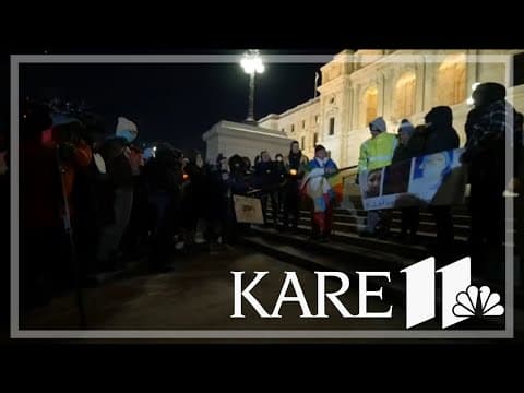 'It's just unbearable': Minnesotans gather at candlelight vigil to honor Minnesota man killed in New