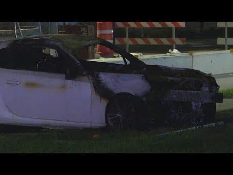 HPD: Suspected drunk driver hits man on scooter, crashes into tree in fiery crash