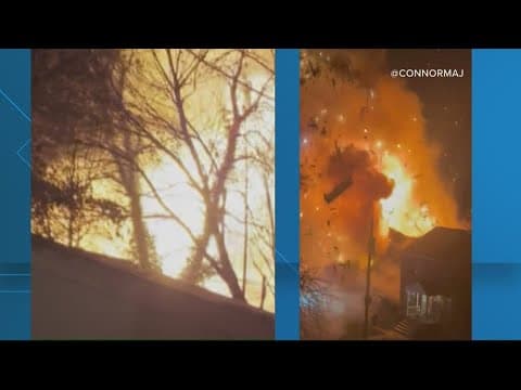 Cleanup still underway after an explosion destroyed a house in Arlington Co., neighbors offer insigh