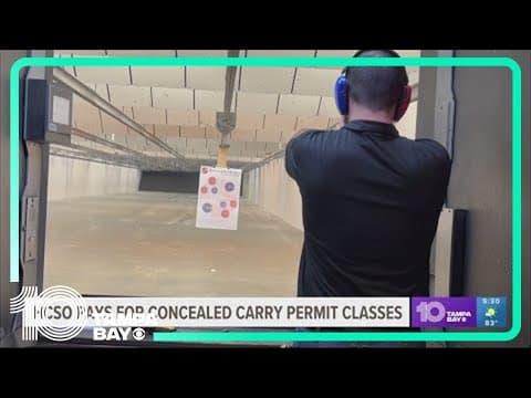 Hillsborough County Sheriff's Office offering free program for firearm education, safety
