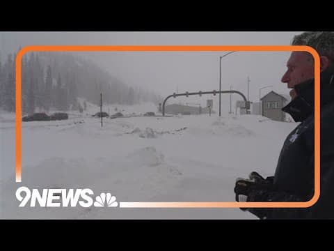 Snow, strong winds slow traffic in Colorado's mountains