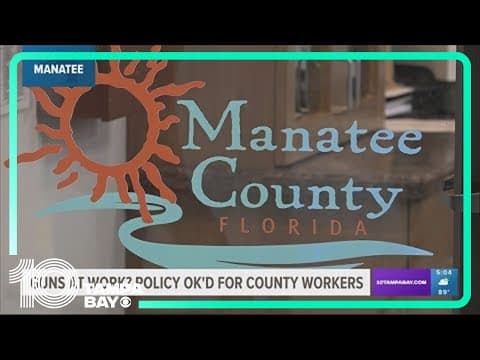 Manatee County employees to no longer be required to leave guns in their cars when coming to work