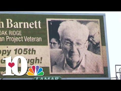 Hugh Barnett, a veteran who worked on the Manhattan Project in Oak Ridge, has died at 107