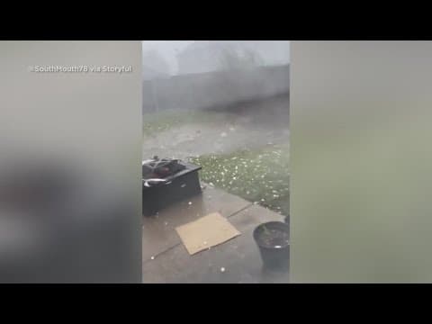 Severe storms sweep through North Texas