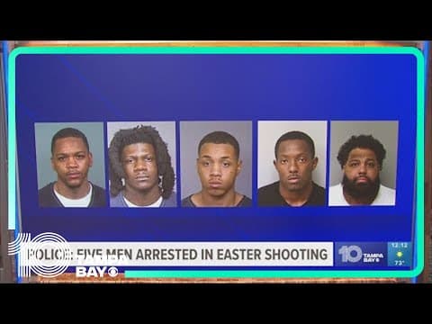 Police: Five men arrested in Easter shooting