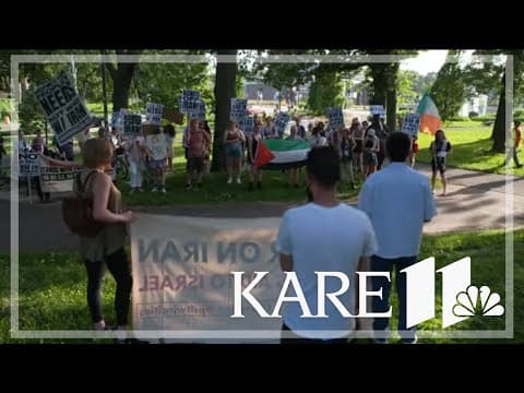 'No War with Iran' protest held in Minneapolis