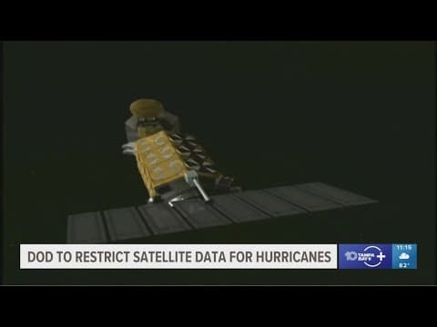 Department of Defense to restrict satellite data for hurricanes