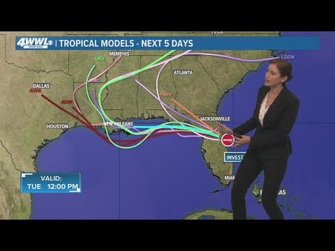 NHC: Tropical System Has 40% Chance of Tropical Development; Heavy Rain Possible