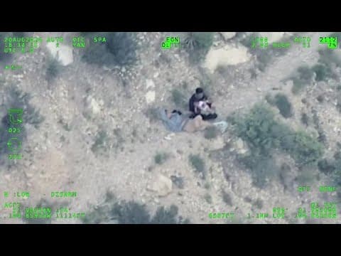 Dramatic rescue caught on camera a national park in West Texas