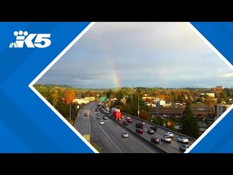 Double rainbow appears near Auburn