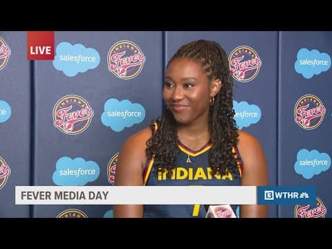 Aliyah Boston speaks about upcoming season with Fever | Indiana Fever Media Day
