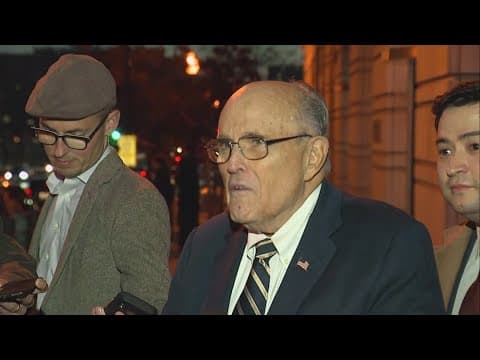 Rudy Giuliani injured in New Hampshire car crash, his spokesperson says