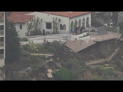 Landslide shuts down train service between Orange County and San Diego