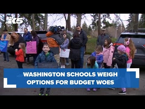 Washington schools weigh options for budget woes