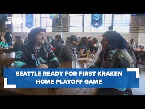 Lower Queen Anne area gears up for first Seattle Kraken home playoff game