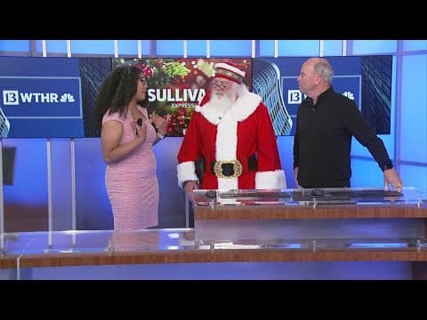 Santa Claus visits 13News ahead of holiday season to talk about 'Sullivan Express'