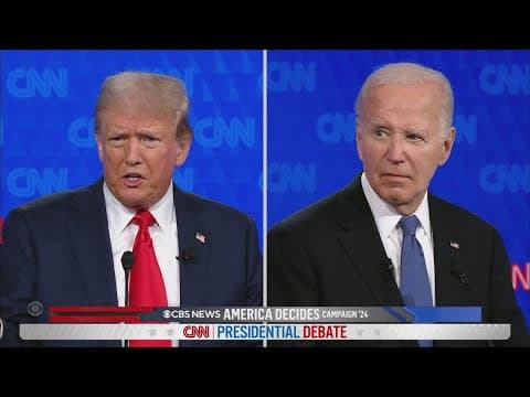 Biggest moments during Biden-Trump presidential debate