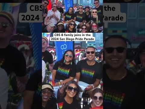 The CBS 8 crew was at the San Diego Pride Parade as a contingent and to broadcast #pride