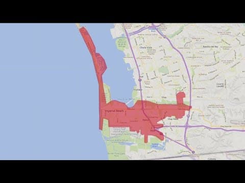 Boil water advisory issued for parts of San Diego County, citing E. coli bacteria found in water sup