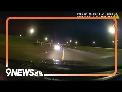 Dashcam shows wrong-way driver traveling for miles on I-25