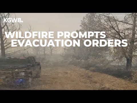 Wildfire burning in Central Oregon prompts evacuation orders