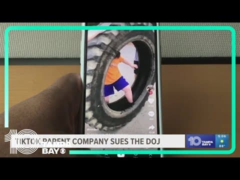 TikTok parent company ByteDance sues the Department of Justice