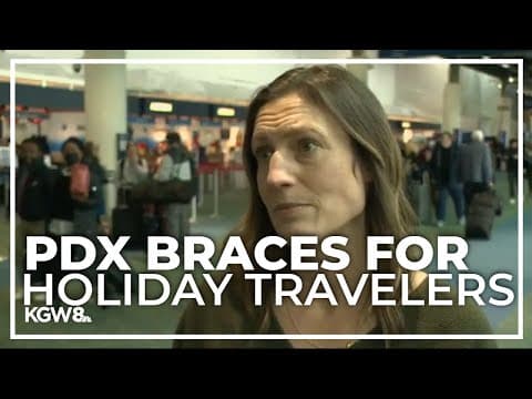 PDX airport expects around 730,000 travelers this holiday season