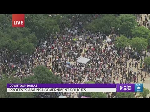 'No Kings' protest live coverage: A look at protests in Dallas, Fort Worth, Denton and more