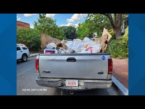 Residents say trash truck parked outside their homes is inviting rodents